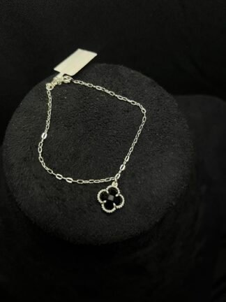 Pulseira Trevo Preto