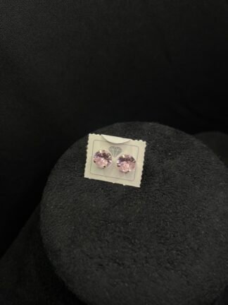 Brinco Redondo Pedra Rosa